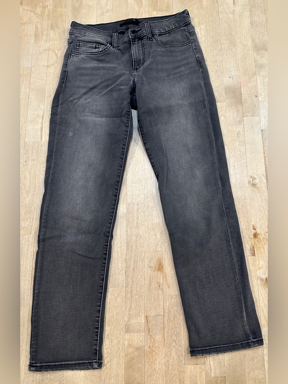 Joe's Jeans Straight Leg Jeans in Washed Black